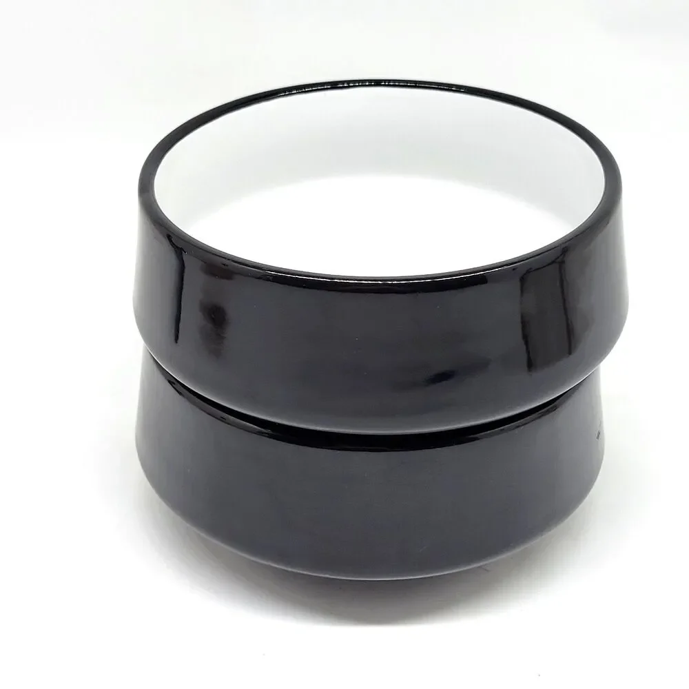 DANSK Kobenstyle Black  Soup Cereal All Purpose Bowls 5 1/2